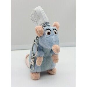 Disney Parks Epcot Chef Remys Ratatouille Adventure Plush Mouse Rat 5" Keychain